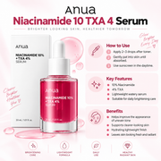 Anua Niacinamide 10 TXA 4 Serum – 30ml