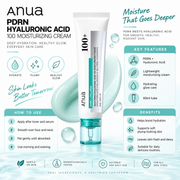 Anua PDRN Hyaluronic Acid 100 Moisturizing Cream – 60ml